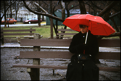 Red umbrella